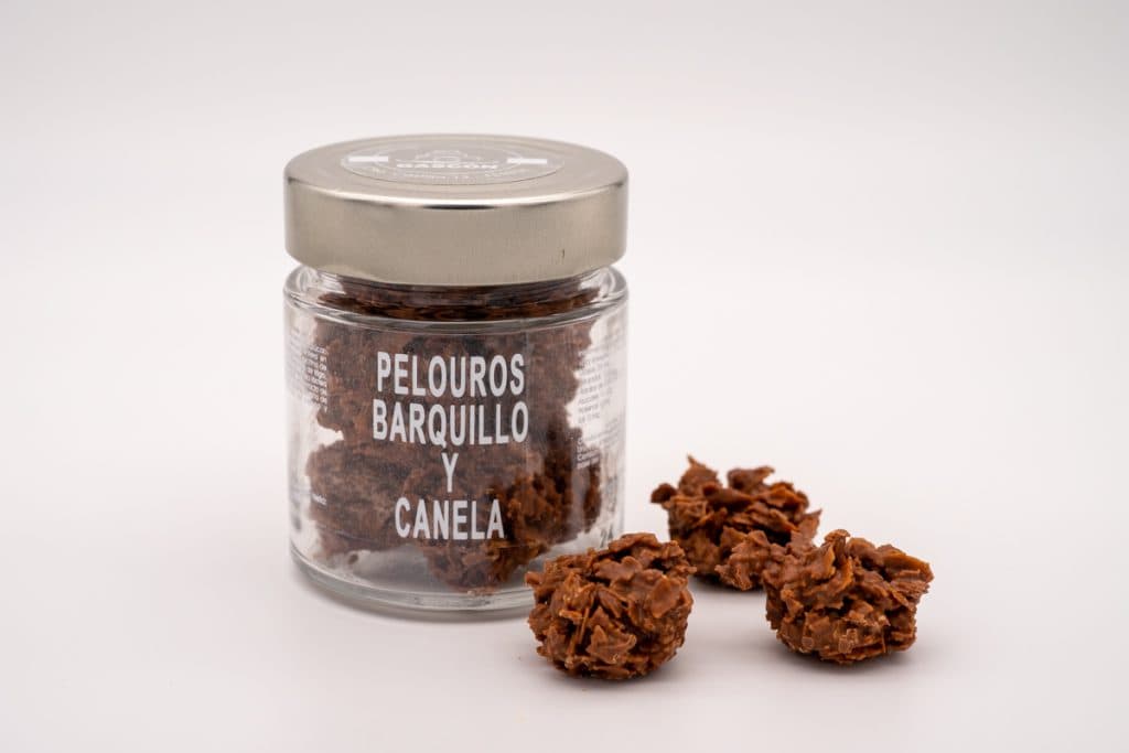 Pelouros de barquillo y canela