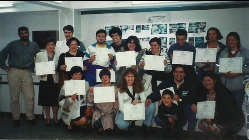 1994. Fin de curso de INEM