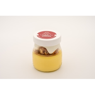 Natillas de chocolate blanco y merengue de Lima - Imagen 1